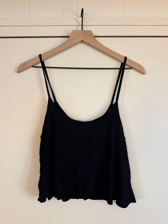 John Galliano Tops - Brandy Melville Black Crop Spaghetti Strpa Camisole